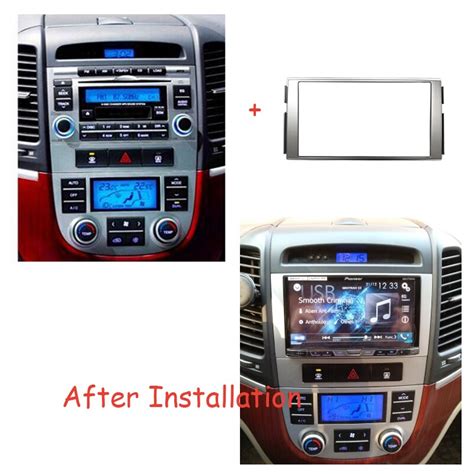 Double Din Fascia Radio For Hyundai Santa Fe 2006 DVD Bezel Dash