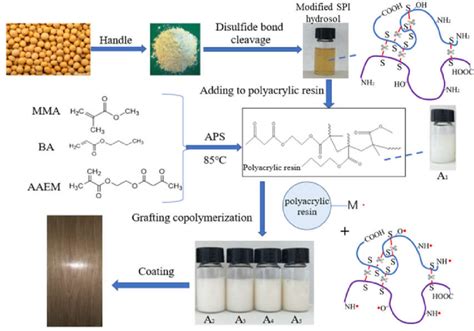 Synthesis of soybean protein isolate (SPI)-modified polyacrylate ...