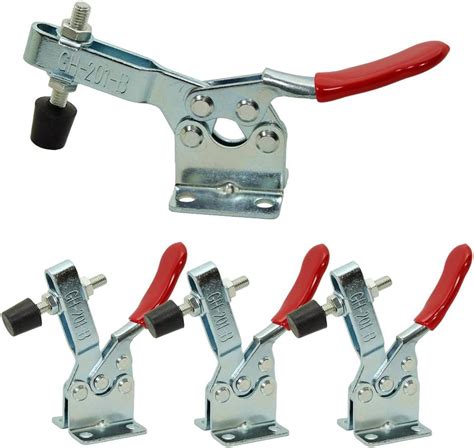 XRPAOWA 4 PCS Toggle Clamp 201B Hand Tool 198Lbs Holding Capacity