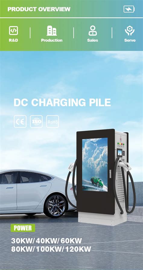 New Kw Kw Kw Advertising Dc Ev Charger Commercial Charging