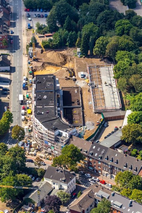 Bottrop Aus Der Vogelperspektive Baustelle Wohngebiet Einer