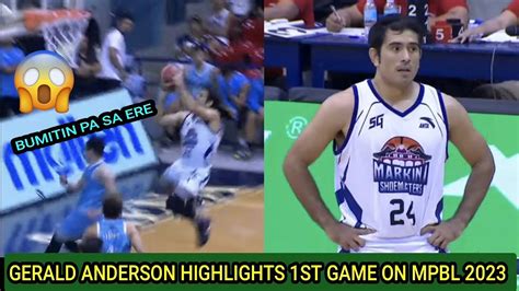 Gerald Anderson Highlights St Game On Marikina Vs Pasig In Mpbl