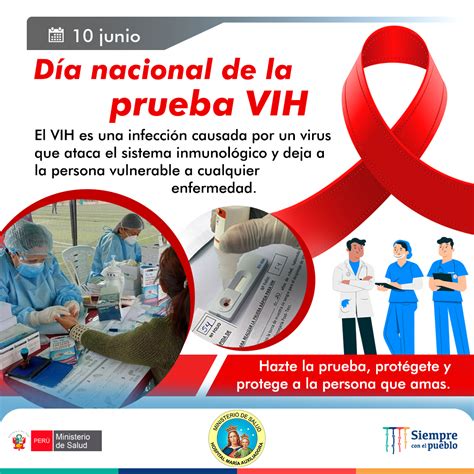 D A Nacional De La Prueba Vih Campa As Hospital Mar A Auxiliadora