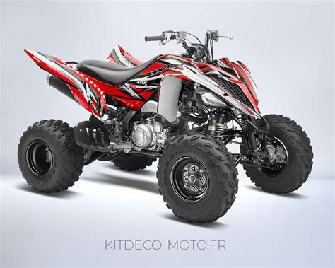 Kit D Co Yamaha Yfm Raptor Color Rouge Kitdeco Moto Fr