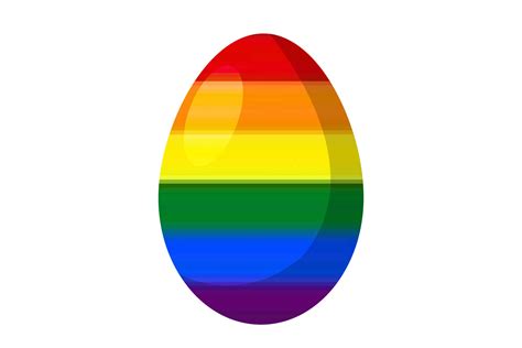 Rainbow Layers Easter Egg Graphic by Nebula Design · Creative Fabrica