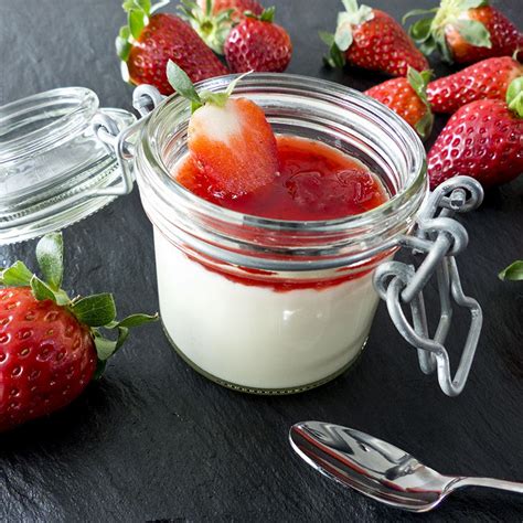 Recette Panna Cotta Facile Aux Fraises Rapide