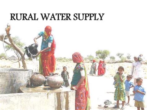 Rural Water Supply Ppt