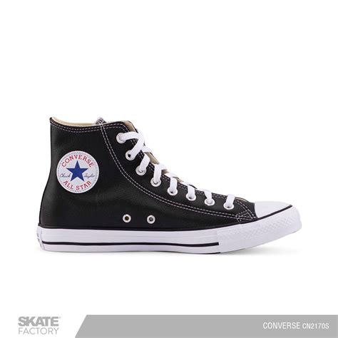 Venta Tenis Converse Negro De Piel En Stock