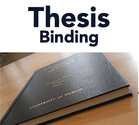 Phd Thesis Book Binding - Thesis Title Ideas for College