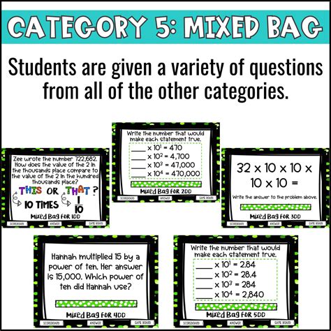 Powers Of 10 Game Show 5th Grade Math Test Prep Review Game 5 Nbt 1 5 Nbt 2 Fun In 5th Grade