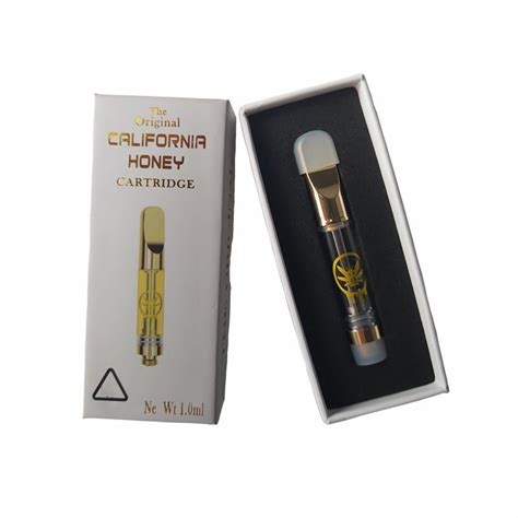 California Honey Disposable Empty Vape Cartridge With Packaging