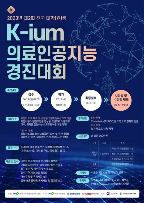 2023년 K Ium 의료인공지능경진대회 공모전 대외활동 링커리어