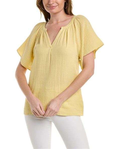 Beach Lunch Lounge Beachlunchlounge Athene Top In Yellow Lyst