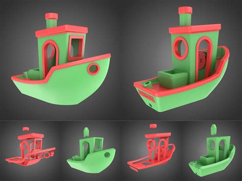 3dbenchy For Dual And Multi Part Color 3d Printing 3dbenchy