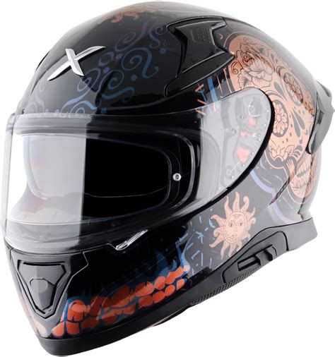 Axor Apex Solid ISI ECE DOT Certified Matt Black Full Face Dual Visor