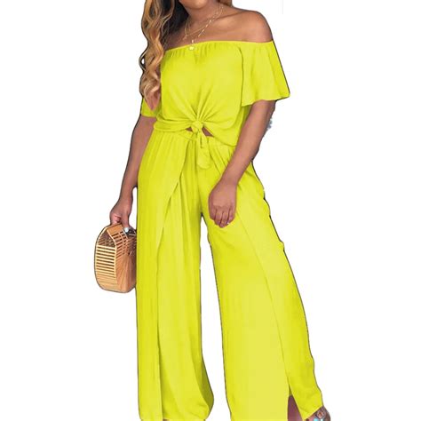 Sexy Two Piece Set Summer Outfits Short Sleeve Crop Tops And Pants Suits 2 Piece Women Casual