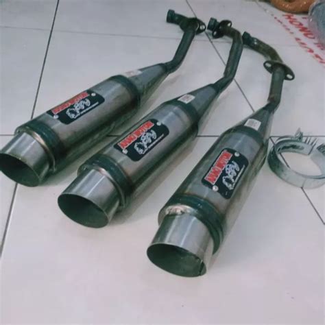 Jual Knalpot Racing Ahao Full System All Motor Bebek Supra X Jupiter