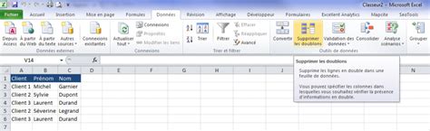 Supprimer Les Doublons Dans Excel Apprendre Excel Fr