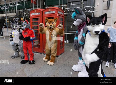 Furries Treffen In London Uk Die Furry Fandom Ist Eine Subkultur