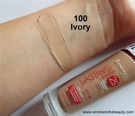 Window To The Beauty Rimmel Lasting Finish 25hour Foundation With