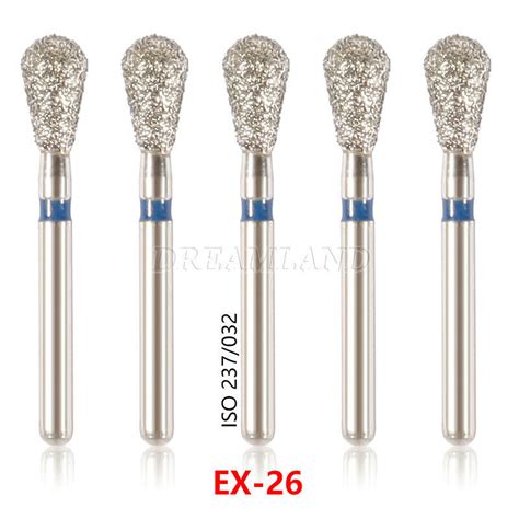 Pcs Dental Diamond Burs Fg Mm Fit High Speed Handpiece Special