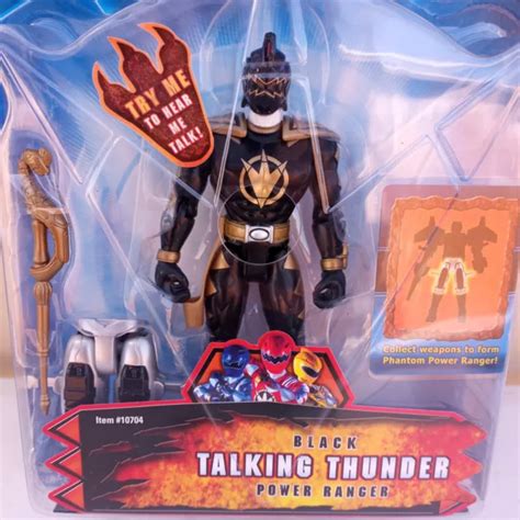 Power Rangers Dino Thunder Black Ranger Talking Thunder Figure