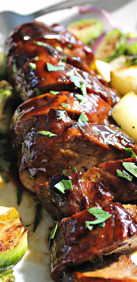 Honey Balsamic Pork Tenderloin ~ Ready In 20 Minutes ~ A Gouda Life