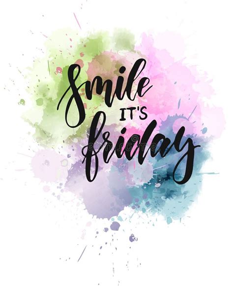 Smile Its Friday Stock Illustrations Smile Its Friday Stock