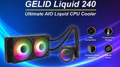 Gelid Debuts Its Ultimate Aio Liquid Cpu Cooler Product Line With The Launch Of 120mm And 240mm