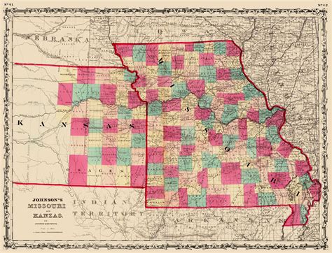 Kansas Map With Counties And Cities Printable