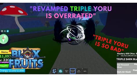 Revamped True Triple Yoru Is Overrated Blox Fruits Youtube