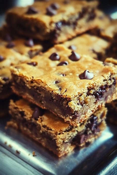 Lazy Chocolate Chip Cookie Bars Quick Homemade Recipes