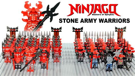 Lego Ninjago Stone Warriors Army Building W General Kozu Knockoff