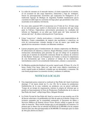 Informe Formato Del Al Marzo Pdf