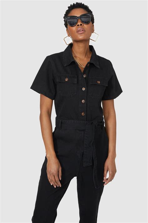 Jumpsuits Short Sleeve Denim Boiler Suit Principles