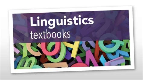 Top 4 Books For Introductory Linguistics Linguistics Text Books