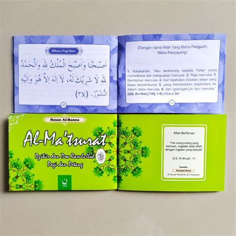 Jual Alma Tsurat Saku Kecil Almatsurat Buku Doa Dzikir Rasulullah