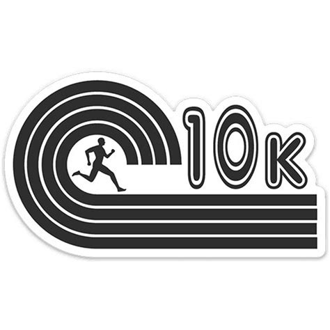 10k Runner Pegatina Vinilo Die Cut Sticker Running Etsy