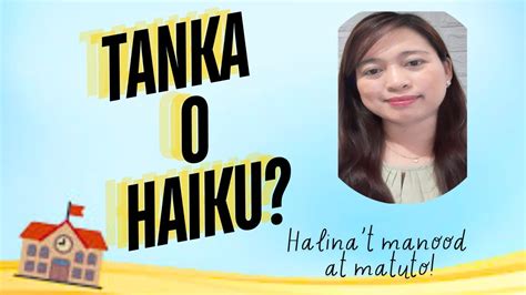 Pagkakaiba Ng Tanka At Haiku Filipino 9 Ikalawang Markahan YouTube