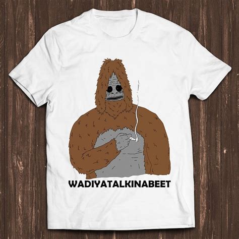 Sassy The Sasquatch Smoke Big Lez Show Retro Gamer Cult Meme Inspire