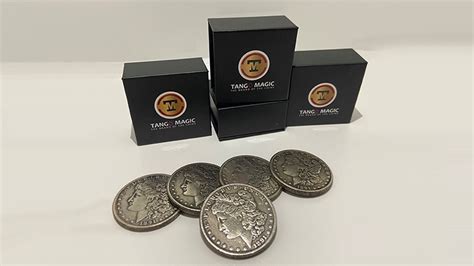 Expanded Shell Replica Morgan Dollar W 4 Matching Coins