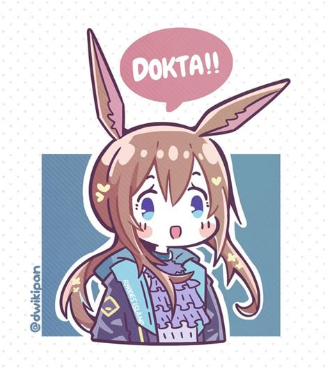 Chibi Amiya fan art by me! : r/arknights