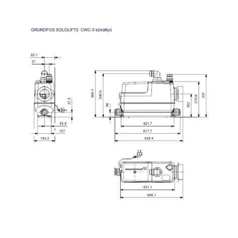 Grundfos Sololift2 CWC 3 szivattyú 97775316 Benedek webáruház