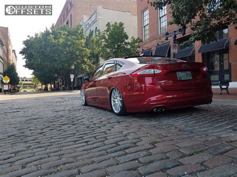 Ford Fusion Niche Surge Air Lift Performance Bagged Custom Offsets