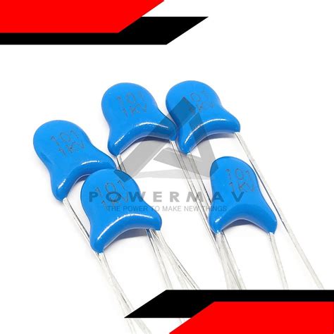 5pcs 100pf 1kv Ceramic Capacitor PowerMav Electronics Store