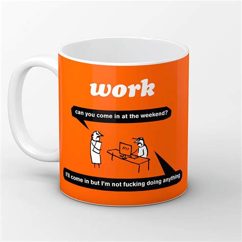 Work At Weekend Mug Lust Brighton Hove Sex Shop Adore Your Love