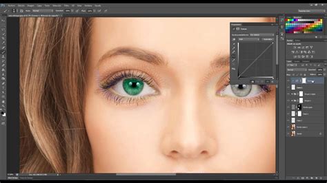 Cambiar Color De Ojos Retoque Fotogr Fico Tutorial Photoshop Youtube