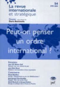 Les Relations Internationales Depuis 1991 Un Nouvel Ordre Mondial