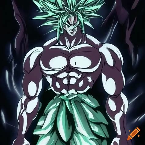 Zetman And Broly Art Inspired By H R Giger S Style On Craiyon