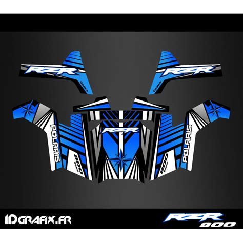 Kit Decoration Line Edition Blue IDgrafix Polaris RZR 800